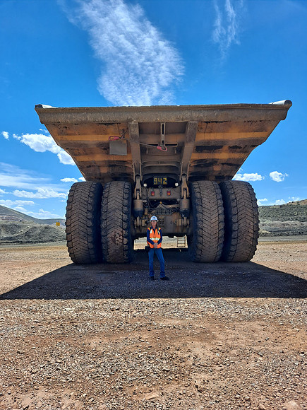 Me and a haul truck